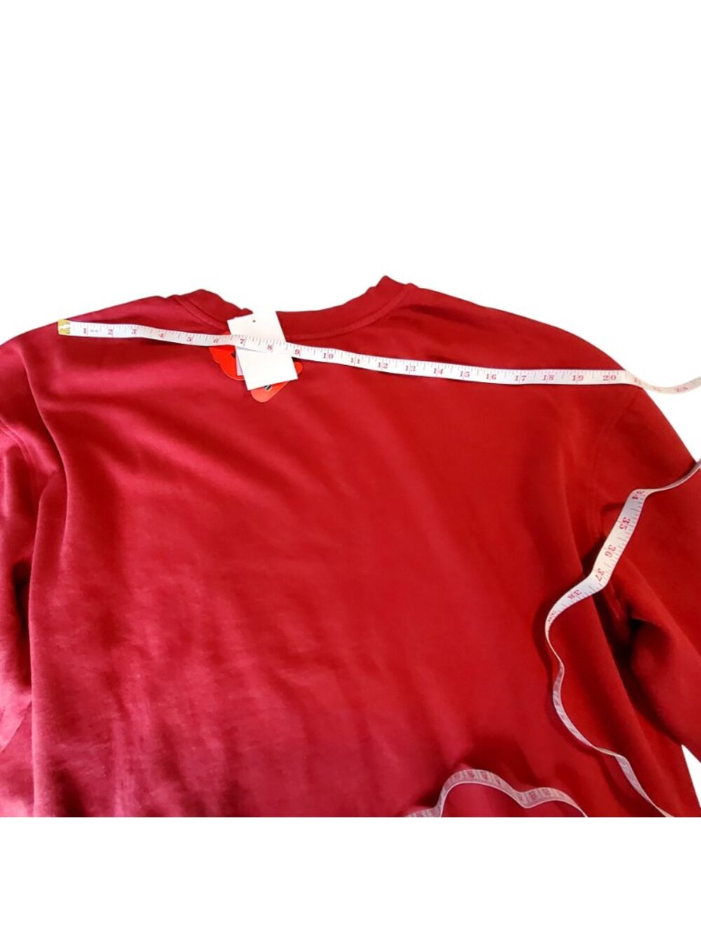 Hello Kitty Sanrio Red Cotton Crewneck Sweatshirt XL Relaxed Fit Made In China - Picture 5 of 11